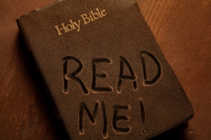 I'm not remotely religious... this was the best image I could find of a dusty book. 